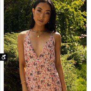 BOHME. Floral Midi Dress